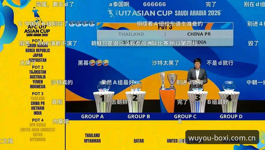 U17世界杯抽签结果vs博喜体育观赛体验：中国足球小将的硬仗与App实战指南